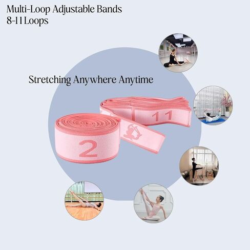 أربطة مقاومة للتمرين، أربطة قماشية للتمرين، أربطة حلقات مقاومة، أربطة قرفصاء سميكة غير قابلة للانزلاق لتمارين المؤخرة والساقين والفخذ والورك والغلوت in Kuwait