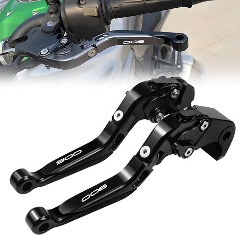 for Kawasaki Z900 Z 900 2022 2023 2024 Motorcycle Clutch Lever Adjustable Handlebars Brake and Clutch Levers Set(Black) in Saudi Arabia