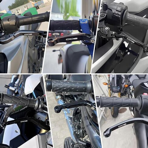 for Kawasaki Z900 Z 900 2022 2023 2024 Motorcycle Clutch Lever Adjustable Handlebars Brake and Clutch Levers Set(Black) in Saudi Arabia
