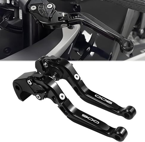 for Kawasaki Z900 Z 900 2022 2023 2024 Motorcycle Clutch Lever Adjustable Handlebars Brake and Clutch Levers Set(Black) in Kuwait
