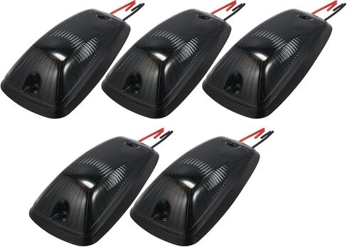 X AUTOHAUX 5pcs Top Cab Marker Light Roof Running Lamps Yellow Covers Lens Yellow Top Cab Clearance LED Light for Chevrolet K2500 1998 2000 in Saudi Arabia