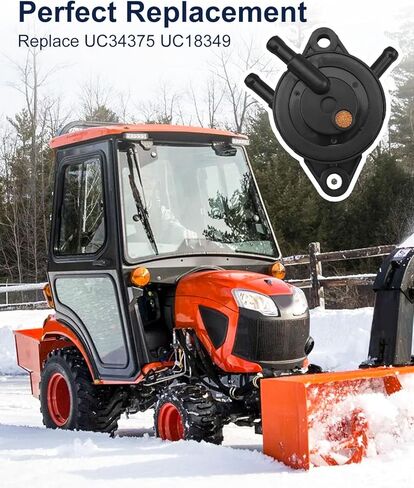 مضخة الوقود مناسبة لجرار John Deere Snow Blade Lawn Tractor Gator Utility Vehicle استبدال UC34375 UC18349 متوافقة مع محرك Kawasaki EZtrak Mower والمزيد in Saudi Arabia