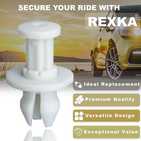 10 قطعة من Rexka مشابك تثبيت عاكس الهواء للمصد الأمامي 68053681AA لسيارة دودج رام بيك اب فورد سوبر ديوتي F250 F350 F450 F550 in Saudi Arabia