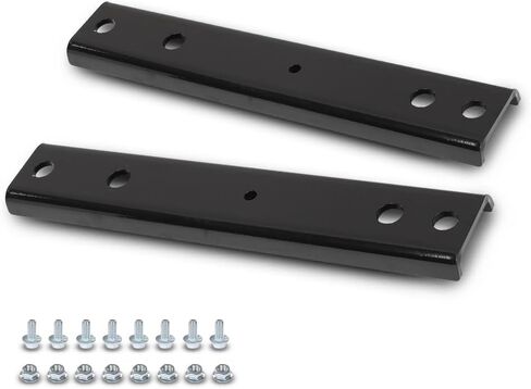 PIT66 Rear Bumper Mounting Brackets Pair Fit Ford F250 F350 Super Duty 1999 2000 2001 2002 2003 2004 2005 2006 2007 2008 2009 2010 2011 2012 2013 2014 2015 2016 F81Z17788AA, FO1166193 Black in Saudi Arabia