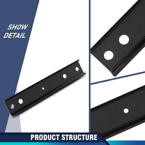 PIT66 Rear Bumper Mounting Brackets Pair Fit Ford F250 F350 Super Duty 1999 2000 2001 2002 2003 2004 2005 2006 2007 2008 2009 2010 2011 2012 2013 2014 2015 2016 F81Z17788AA, FO1166193 Black in Saudi Arabia