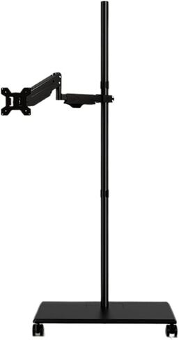 حامل شاشة قائم على الأرض مع ناتئ هوائي، ارتفاع قابل للتعديل (17-32 بوصة) in Kuwait