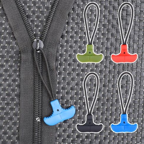 T-Shaped Backpack Zip Lock Pull Head Anti Lost Phone Hanging Rope Mountaineering Suit Coat Pulling Rope,Blue in Saudi Arabia