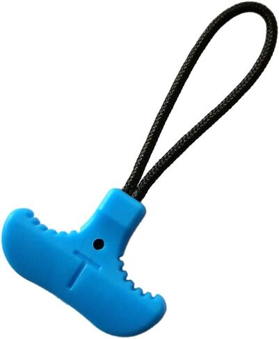 T-Shaped Backpack Zip Lock Pull Head Anti Lost Phone Hanging Rope Mountaineering Suit Coat Pulling Rope,Blue in Saudi Arabia