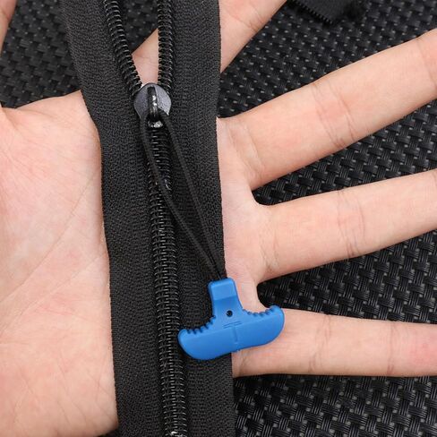T-Shaped Backpack Zip Lock Pull Head Anti Lost Phone Hanging Rope Mountaineering Suit Coat Pulling Rope,Blue in Saudi Arabia