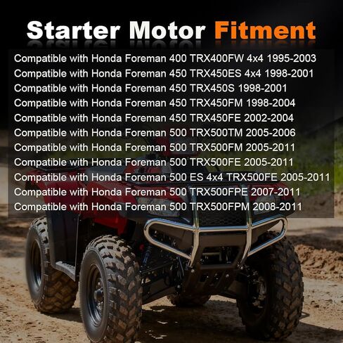 بداية متوافقة مع Honda Foreman 500 450 400، TRX500 TRX450 TRX400 لاستبدال SMU0048، 31200-HM7-A41، 31200-HM7-003 in Saudi Arabia