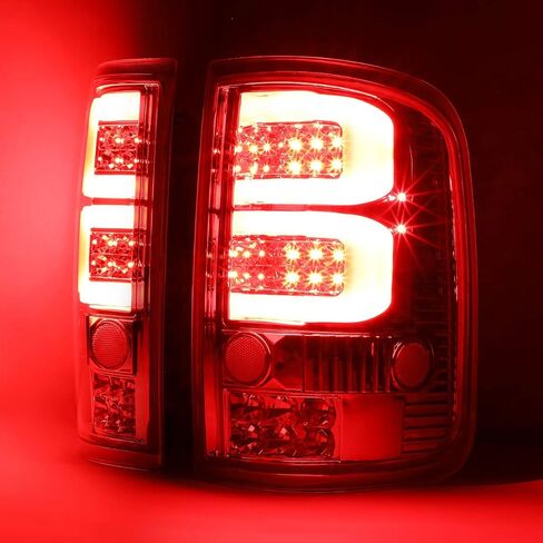 DNA MOTORING TL-F15004-LED-3D-CH-CL LED ثلاثي الأبعاد للسائق وجانب الركاب [متوافق مع 04-08 Ford F150 Lobo] in Saudi Arabia