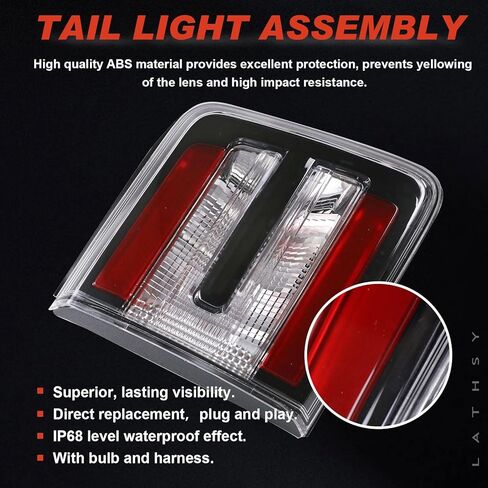 Tail Lights Compatible With 2013-2016 GMC Acadia Inner Decklid Rear Light Taillights Left and Driver Side Replace:23267345 in Saudi Arabia
