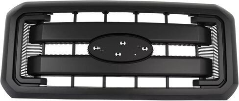 شبكة غطاء الشواية العلوية للمبرد الأمامي مناسبة لـ 2011-2016 Ford F250 F350 F450 F550 Super Duty استبدال BC3Z8200AA BC3Z8200G BC3Z-8200-G (بدون شعار مركزي) (أسود غير لامع) in Saudi Arabia