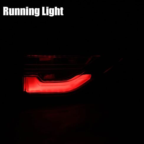 Left Driver Side Inner Tail Light Fit for 2018 2019 2020 2021 Chevy Traverse, Rear Taillights Brake Lamp with LED Bulbs, 85164974 GM2802117 in Saudi Arabia