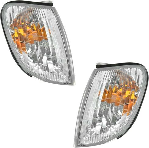 TRQ Corner Light Set Front Driver & Passenger Side Compatible with 1998-2000 Lexus LS400 LX2532101 LX2533101 in Saudi Arabia