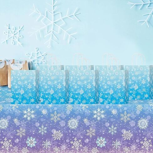 hongxinghai 8 قطع أكياس عيد الميلاد الجميلة عيد الميلاد كرافت ورقة هدايا مع مقابض مطبوعات عيد الميلاد لعطلة عيد الميلاد أكياس جودي، أكياس هدايا عيد الميلاد، هدايا الحفلات in Kuwait