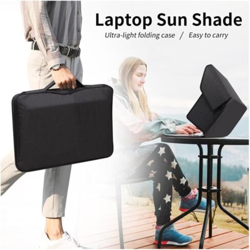 Outdoor Laptop Sunshade Privacy Cover, Foldable and Portable Laptop Protective Case in Saudi Arabia