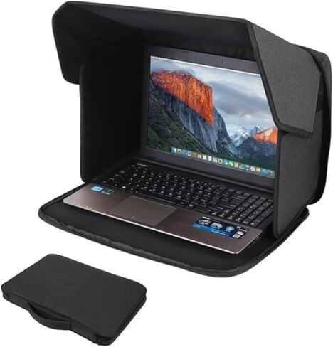Outdoor Laptop Sunshade Privacy Cover, Foldable and Portable Laptop Protective Case in Saudi Arabia