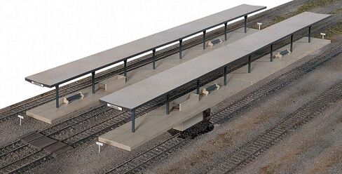 مجموعة Walthers Cornerstone Series Kit ملاجئ منصة المحطة على طراز الفراشة بمقياس HO in Saudi Arabia