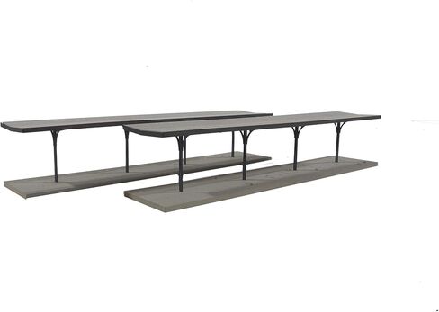 مجموعة Walthers Cornerstone Series Kit ملاجئ منصة المحطة على طراز الفراشة بمقياس HO in Saudi Arabia