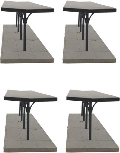 مجموعة Walthers Cornerstone Series Kit ملاجئ منصة المحطة على طراز الفراشة بمقياس HO in Saudi Arabia