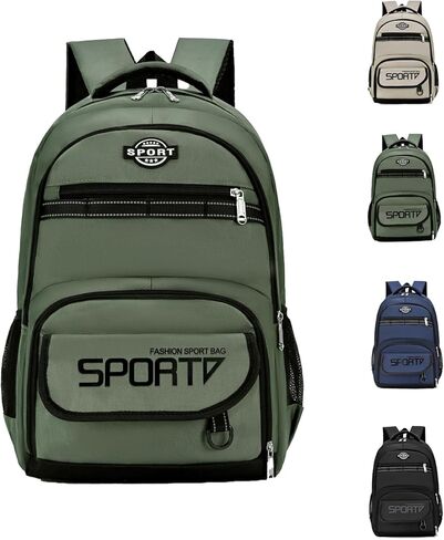 laptop backpack-Travel Backpack with Spacious Bag for Weekend Trips,Hiking,Camping,Daypack for Flight,bookbag,Work Backpack,university (green) in Saudi Arabia