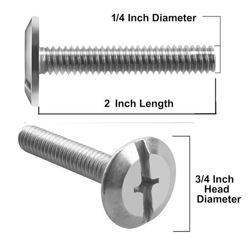 2 Inch Long Stainless Steel Hurricane Sidewalk Bolts 18-8 (6) in Kuwait