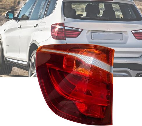 Inner Left Driver Side Tail Lights for BMW X3 F25 2011 2012 2013 2014 2015 2016, HETEFA LED Rear Left Side Taillights Replacement Brake Lamps, Plug and Play, 63217217313, 63217217314 in Saudi Arabia