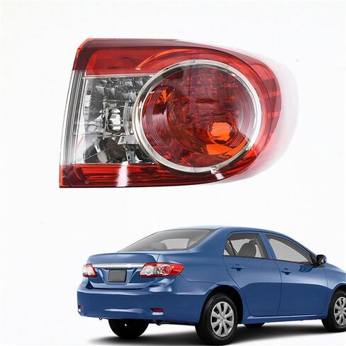 GXYWADY Outer Rear Tail Light Lamp Stop Brake Indicator Warning Light Replacement for 2011-2013 Corolla (Right Passenger Side) in Saudi Arabia