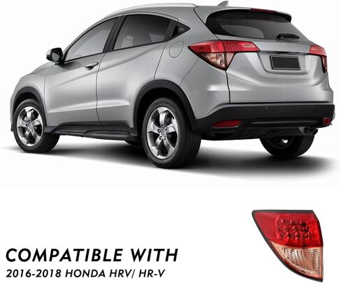 LED Tail Light Assembly Compatible with 2016-2022 Honda HRV Taillights Rear Outer Taillamp Brake Light Left Driver Side in Saudi Arabia