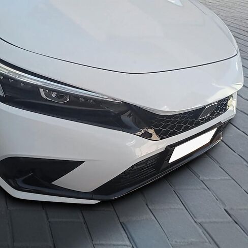 IKON MOTORSPORTS، شبكة أمامية علوية متوافقة مع 2022-2024 Honda Civic Si & Hatchback، نوع R نمط أسود لامع ABS شبكة المصد الأمامي شبكة قرص العسل in Saudi Arabia