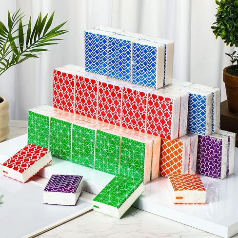 Honoson 200 Pack Pocket Tissues Travel Packs Bulk 2000 Sheet Small Facial Tissues Pocket Packs 3 Ply Mini Travel Size Tissue Packs Individual Tissue for Office Car Travel School Daily Use (Wave) in Saudi Arabia