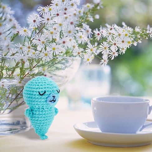 ORIGACH Crochet Kit for Beginners, 4 Pcs DIY Bear Keychain Starter Crochet Kit for Adults, Complete Crochet Set with Step by Step Video Tutorial, Instruction, Yarn, Hook, Accessories in Saudi Arabia