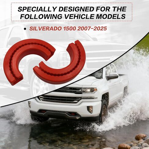 Hook Covers Fit for Chevy Silverado 1500 2007-2025/GMC Sierra 1500 2007-2018, Customized Car Tow Hooks Compatible with Chevrolet Silverado 1500 Accessories 2007-2025 in Saudi Arabia