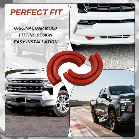 Hook Covers Fit for Chevy Silverado 1500 2007-2025/GMC Sierra 1500 2007-2018, Customized Car Tow Hooks Compatible with Chevrolet Silverado 1500 Accessories 2007-2025 in Saudi Arabia