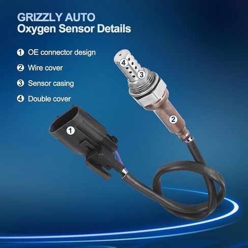 مستشعر الأوكسجين O2 25-418-07-S متوافق مع محركات Kohler EFI CH18 CH20 CH22 CH23 CH25 CH620 CH640 CH670 CH680 CH730 Exmark Toro يستبدل 2541807S 264859 28163974 in Saudi Arabia
