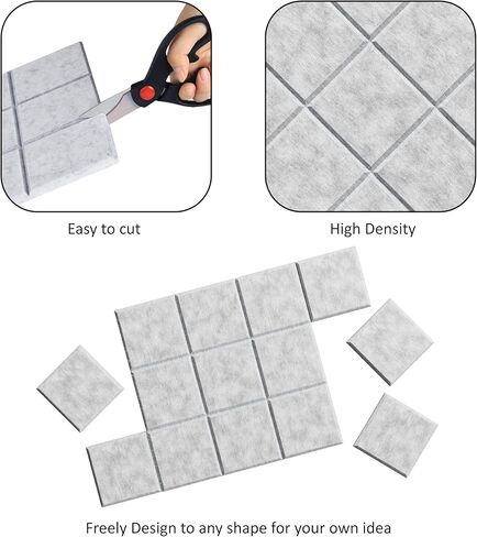 Large Cork Board for Wall 36"x 24", Black Bulletin Board Felt Wall Tiles, 6 Packs Cork Boards with Safe Adhesive Tabs with Pushpins,Cork Board for Office Pin Board Tack Board Cork Boards in Kuwait