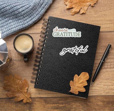 Choose Gratitude Sticker for Hydroflask - Cute Thanksgiving Decal for Laptop - Mental Health Gratitude Gift for Women in Saudi Arabia