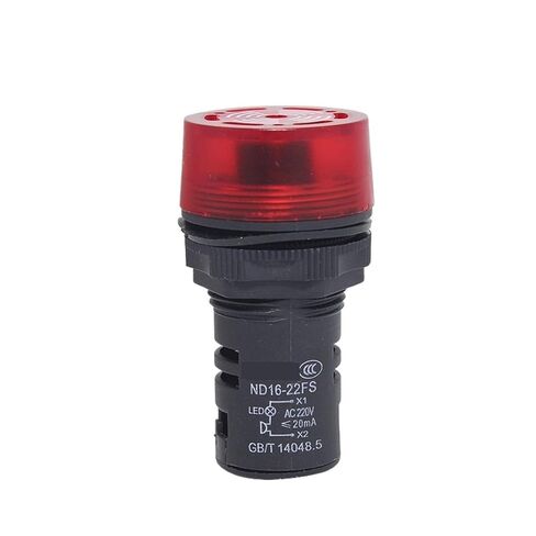 صفارة إضاءة LED وامض متقطع ND16-22FS AC/DC24V AC220V إنذار قيد التشغيل دائمًا (Redac220v) in Saudi Arabia