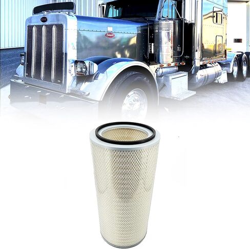 عزم الدوران PA2608 محرك فلتر الهواء ل 2000-2007 بيتربيلت 330 357 362 377 378 379 385 387 محرك L6 14.6L 893 CID كاتربيلر محرك ديزل تيربو يستبدل 6868 AF996M LAF2608 P181186 46868 TR517 2 قطعة in Saudi Arabia