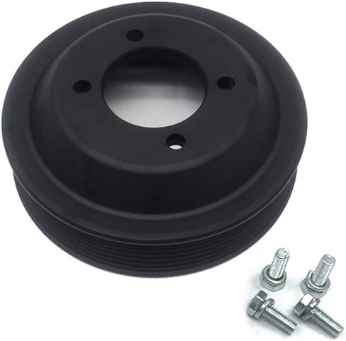 Engine Water Pump Pulley + Install Bolts Replacement For BMW Models (11511436590) in Saudi Arabia