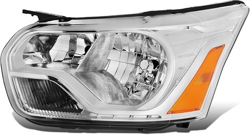 DNA MOTORING Pair of Headlight Assemblies Compatible With Ford Transit 150 250 350 2015-2023 Black Clear, HL-OH-FTSC15-BK-CL1 in Saudi Arabia