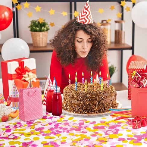 rykomo 10000 قطعة 1 بوصة مناديل ورقية مستديرة، متعددة الألوان مناديل ورقية قصاصات ورق قوس قزح دوائر مناديل ورقية للفنون الحرفية DIY سكرابوكينغ عيد ميلاد حزب مهرجان الأنسجة in Kuwait