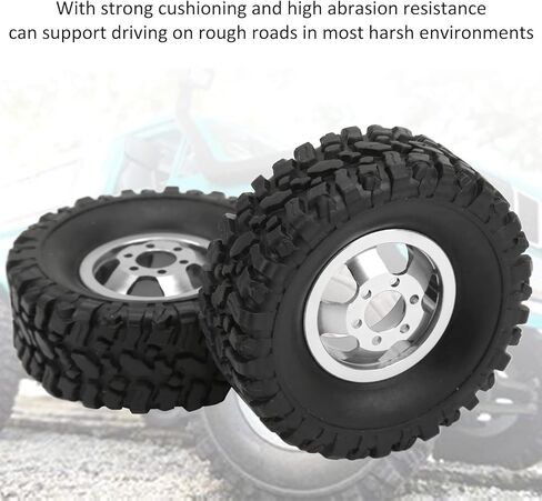 إطارات وعجلات سيارة RC، جزء ترقية RCCar لمحور العجلات من سبائك الألومنيوم 4WD لـ WPL C14 C24 B14 B24 B16 B36 1/16 RCCar (فضي) in Saudi Arabia
