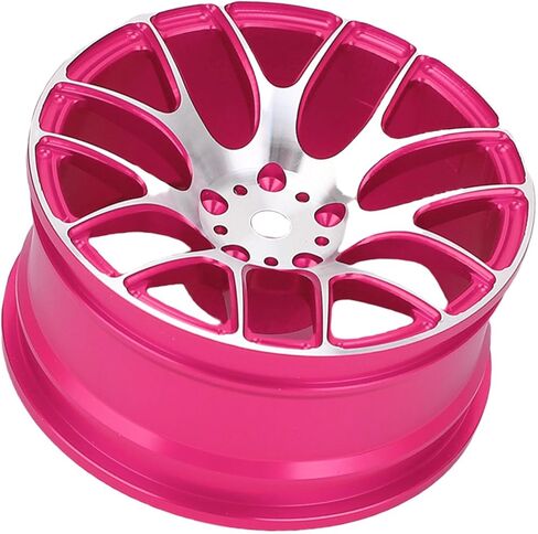 SUNGOOYUE 4 قطع من سبائك الألومنيوم RC محاور العجلات لسيارات 1/12 مقياس MN128 MN86 G500 RC تعزيز الاستقرار على الطرق الوعرة على الطريق ترقيات السيارة للتحكم عن بعد (وردي) in Kuwait