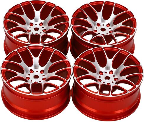 SUNGOOYUE 4 قطع من سبائك الألومنيوم RC محاور العجلات لسيارات 1/12 مقياس MN128 MN86 G500 RC تعزيز الاستقرار على الطرق الوعرة على الطريق ترقيات السيارة للتحكم عن بعد (وردي) in Kuwait
