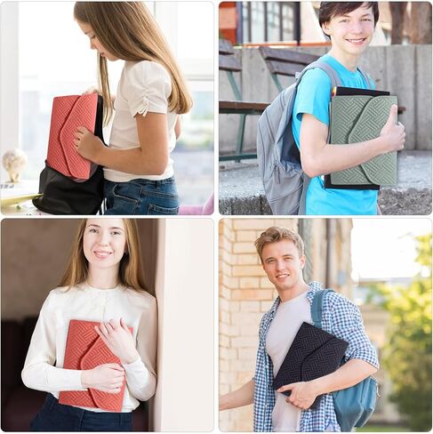 Reusable Book Cover with Magnet Closure - Adjustable Book Sleeve for Book Lovers Gift - Book Protector for Paperback -Book Covers for Hardcover - Book Pouch - Book Carrier in Kuwait