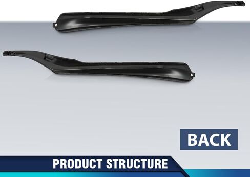 غطاء حافة سفلية للمصد الأمامي PIT66 من الجانب الأيسر والأيمن متوافق مع Toyota Camry XSE SE 2021-2023 5312406260، TO1046115، 5312306190، TO1047115 أسود in Saudi Arabia