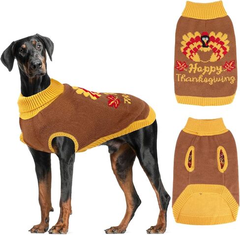 الشكر محبوك الكلب الياقة المدورة سترة الكلب البلوزات تركيا الدافئة السترة بلا أكمام مع ثقب المقود لجرو هزلي يوركشاير تشيهواهوا الصلصال (L) in Kuwait