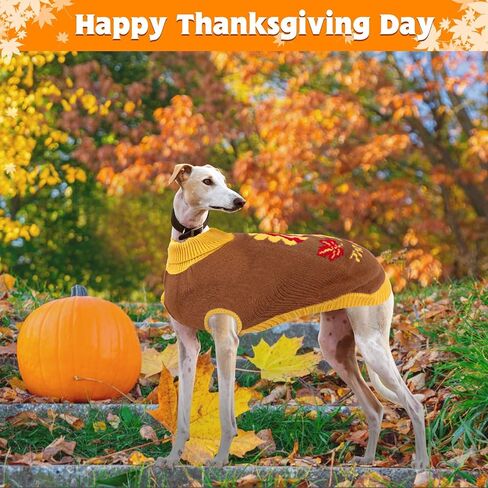 الشكر محبوك الكلب الياقة المدورة سترة الكلب البلوزات تركيا الدافئة السترة بلا أكمام مع ثقب المقود لجرو هزلي يوركشاير تشيهواهوا الصلصال (L) in Kuwait